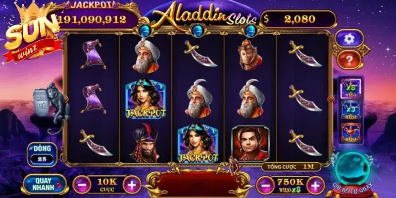 Luật chơi Aladin và Đèn Thần đơn giản và hiệu quả