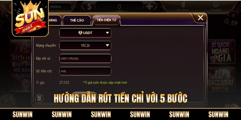 Hướng dẫn rút tiền chỉ với 5 bước